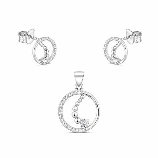 Celeste Orbit Pendant Set