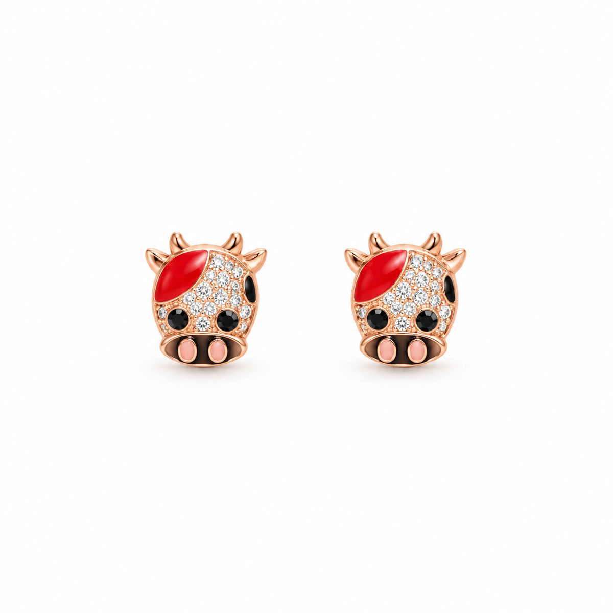 Ruby Moo Studs