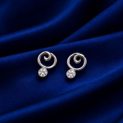 Spiral Glow — Spiral Earrings