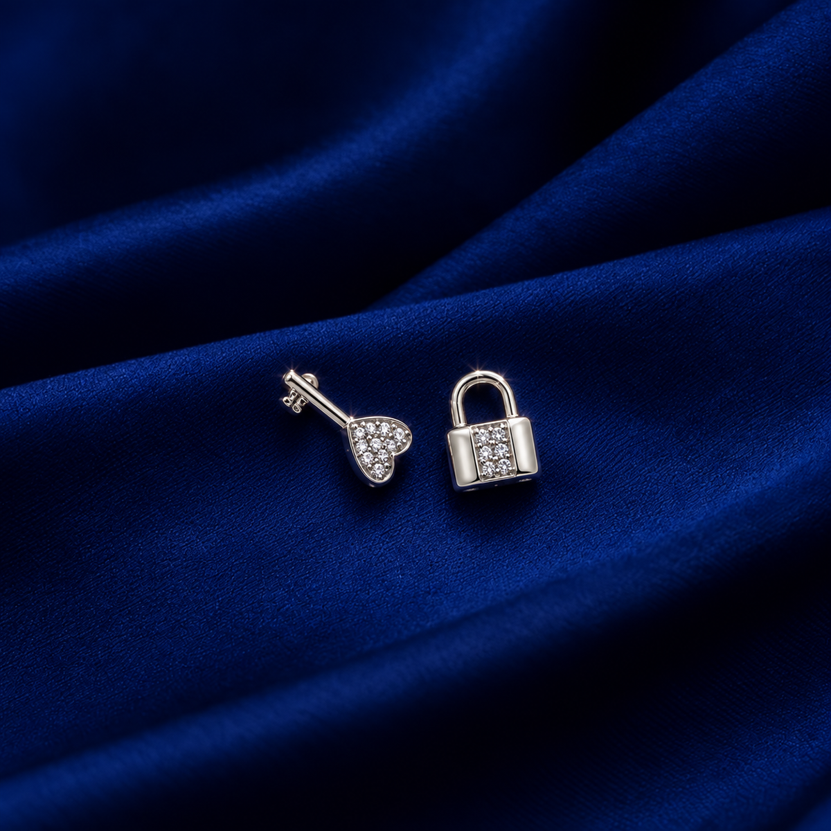 Love Unlocked — Lock & Key Earrings