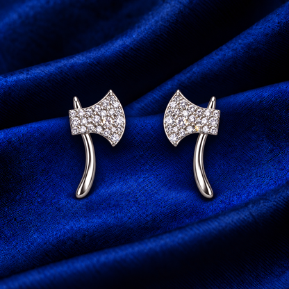 Bold Edge — Axe Earrings