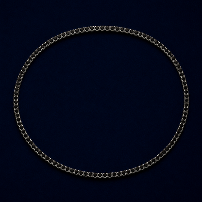 Black Line Silver Bracelet