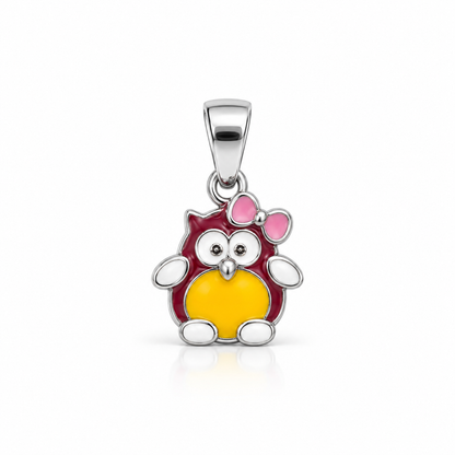 Twilight Wink Pendant — Owl