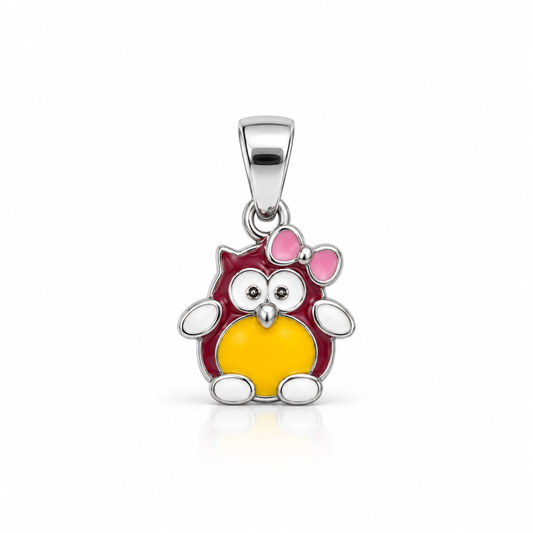 Twilight Wink Pendant — Owl