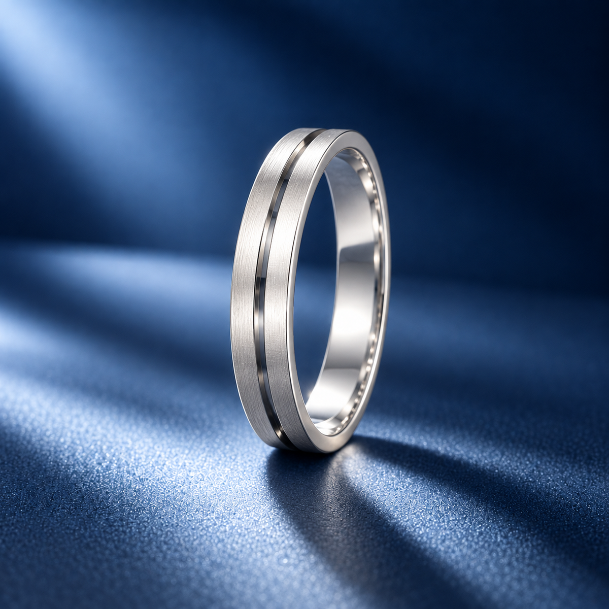 Quiet Line Silver Ring
