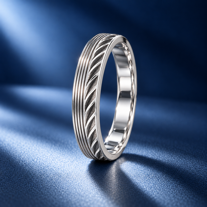 Silver Current Ring