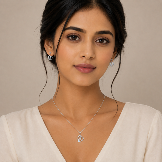 Eternal Embrace Pendant Set