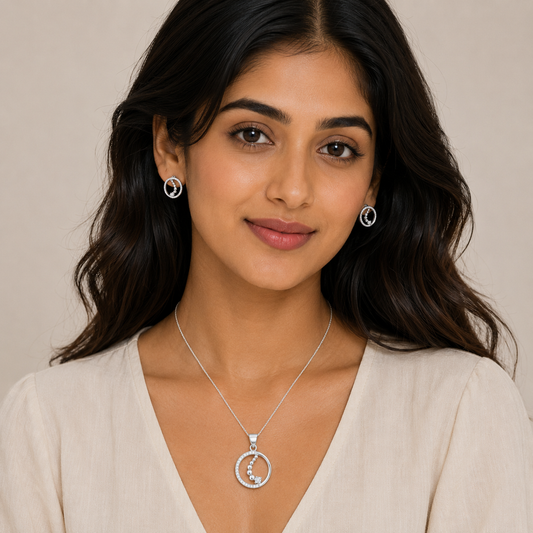 Stellar Orbit Pendant Set