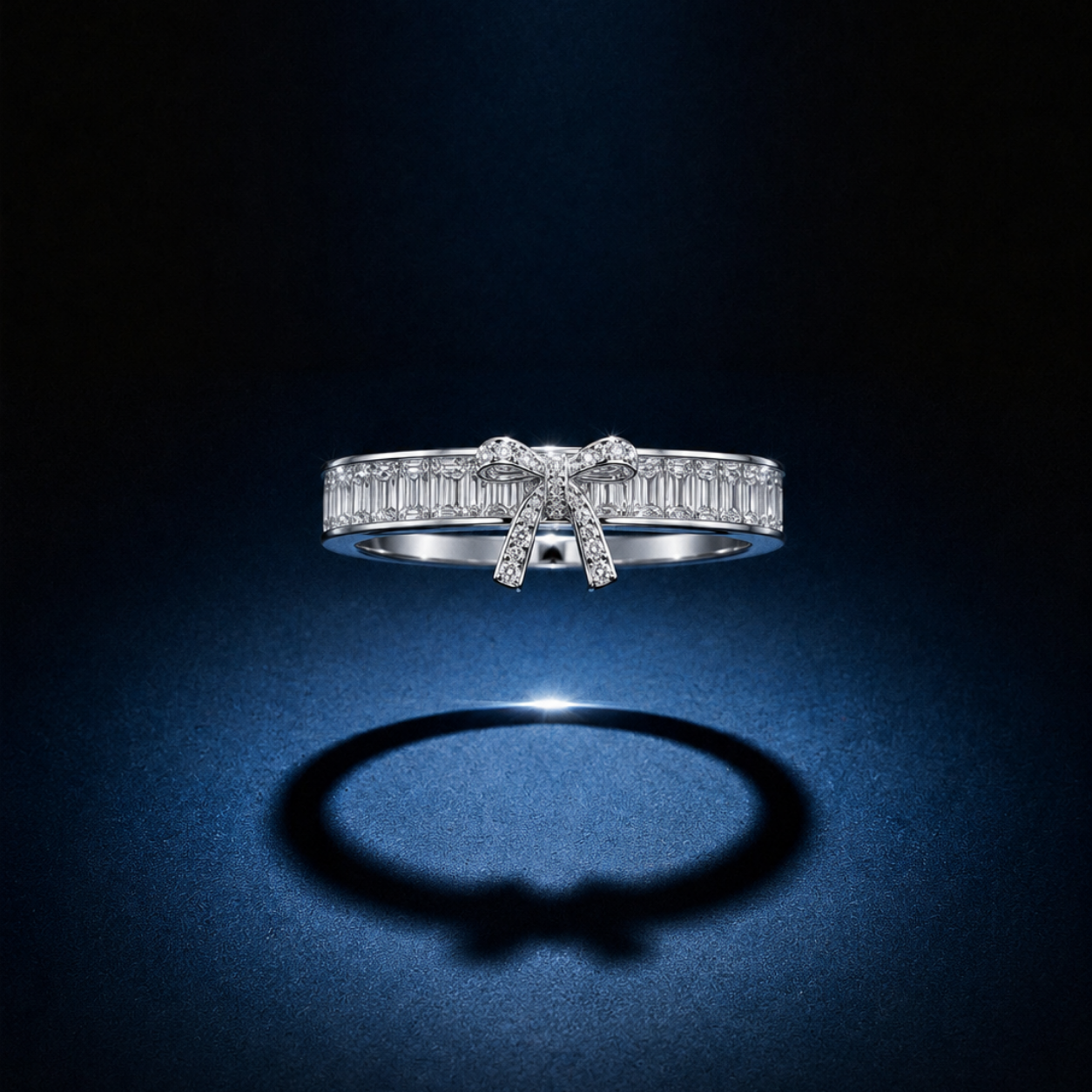 Silver Halo Ring