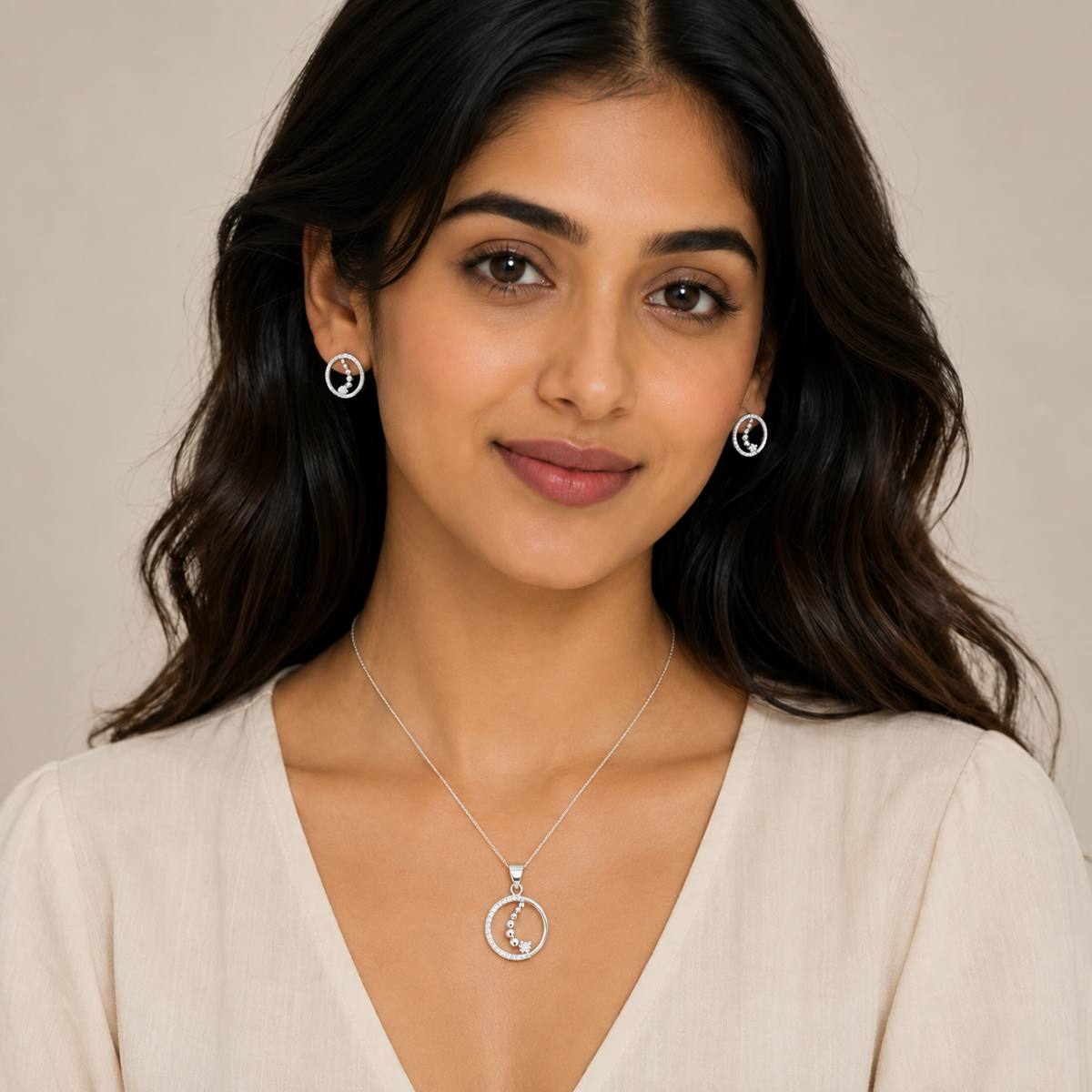 Stellar Orbit Pendant Set
