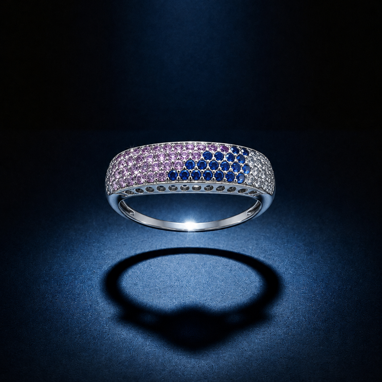Regal Detail Silver Ring