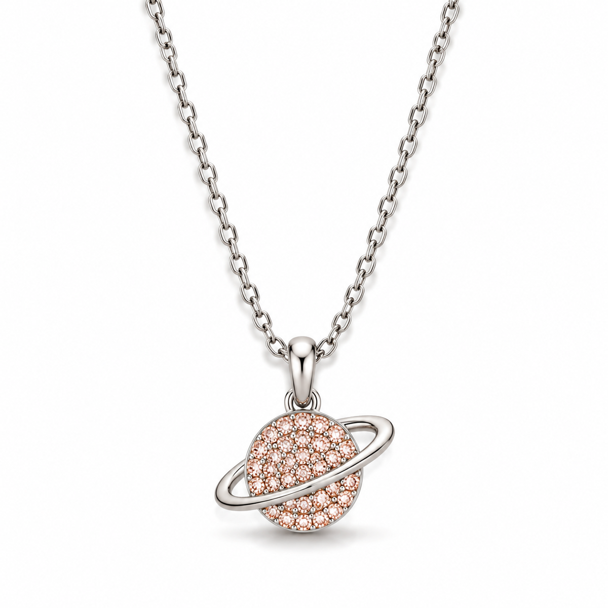 Silver Planet Pendant Chain