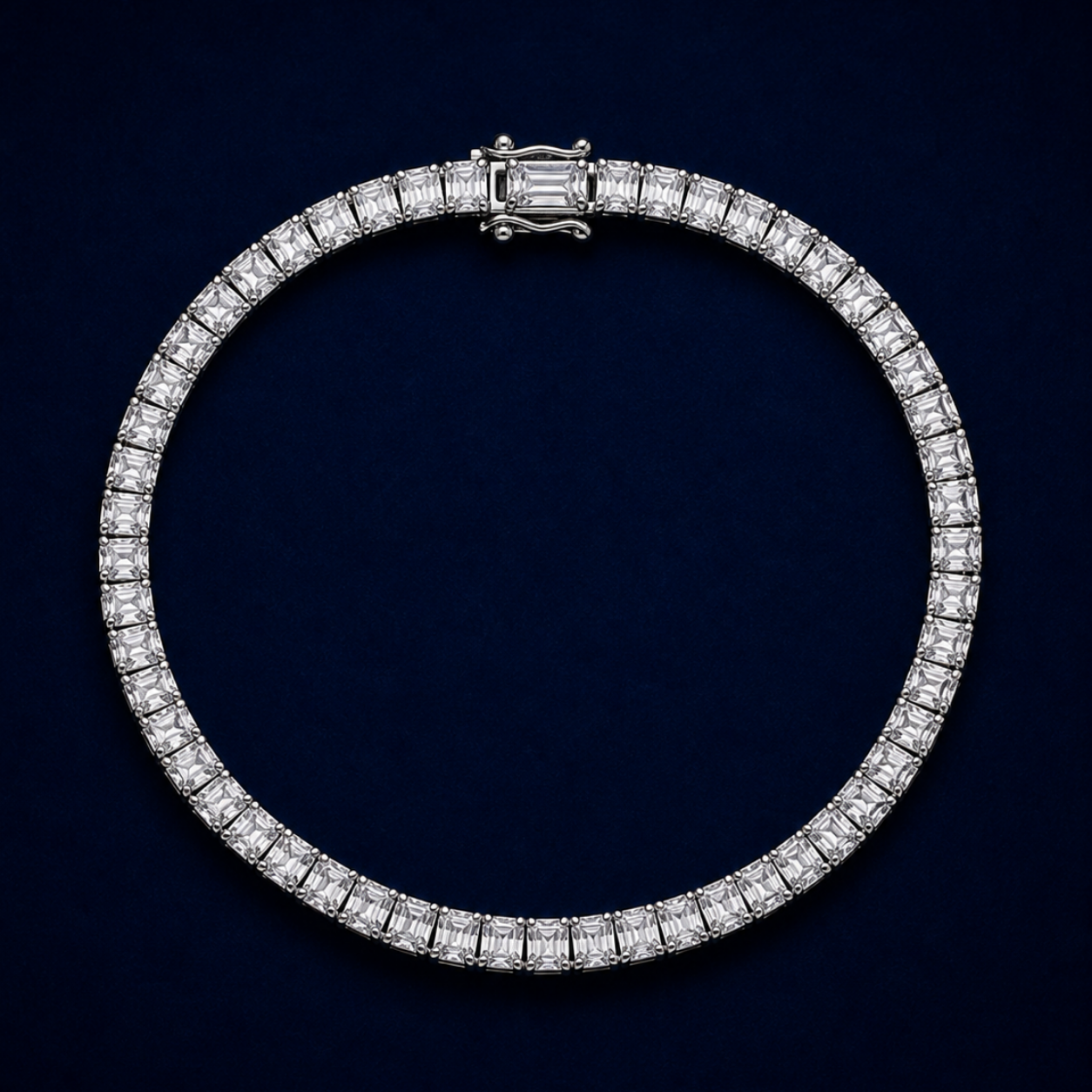 Sleek Line Silver Bracelet