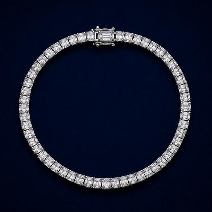 Sleek Line Silver Bracelet