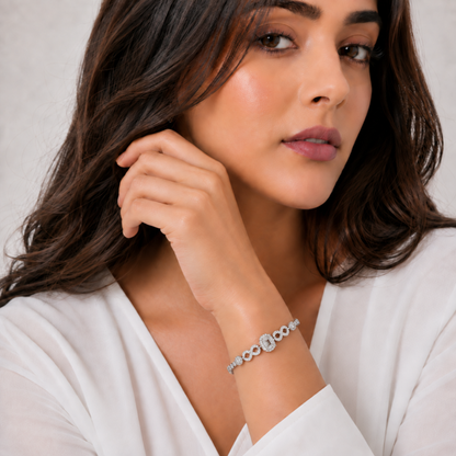 Silver Infinity Link Bracelet