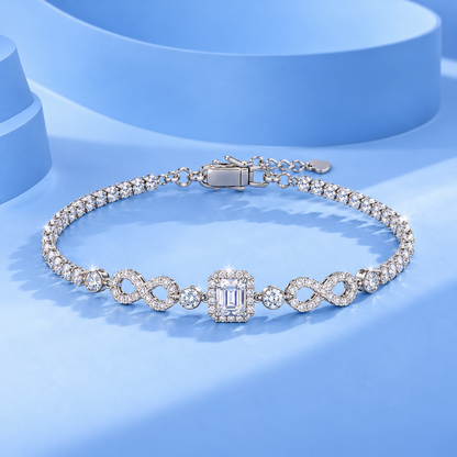 Silver Infinity Link Bracelet