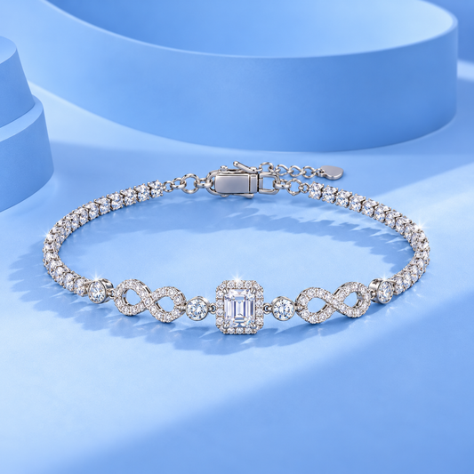 Silver Infinity Link Bracelet