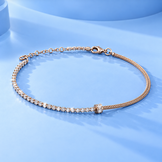 Rose Gold Fine Chain Bracelet