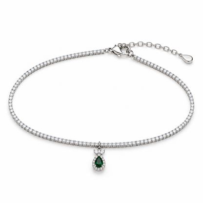 Emerald Whisper Anklet