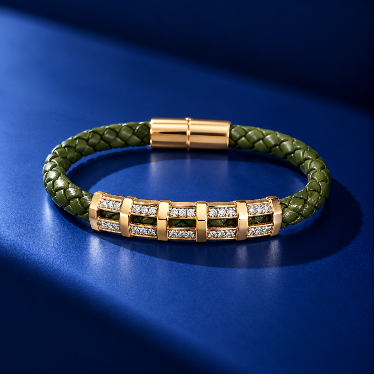 Olive Braided Bracelet