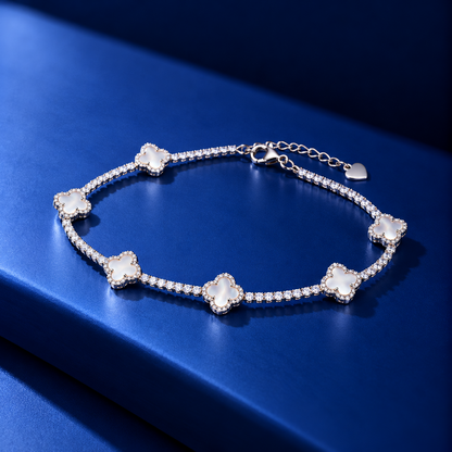 White Petal Bracelet