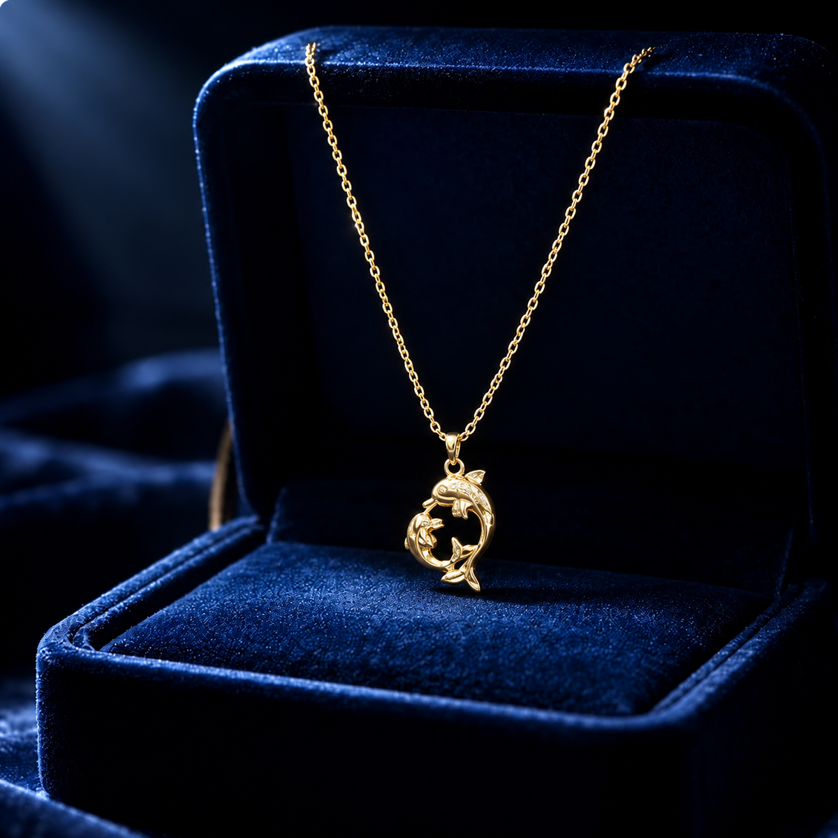 Dolphin Duo Pendant