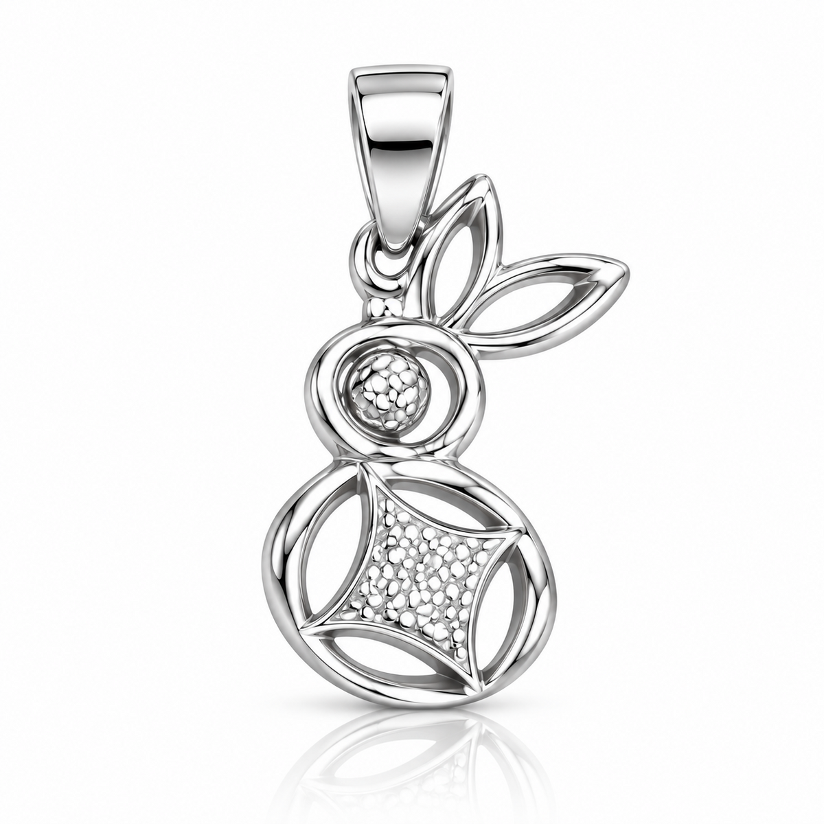 The Silver Hare Pendant