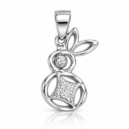 The Silver Hare Pendant