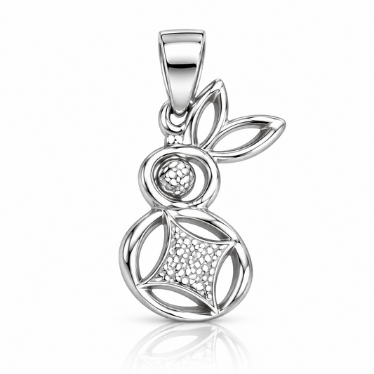 The Silver Hare Pendant