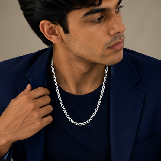 Silver Men's Link Chain