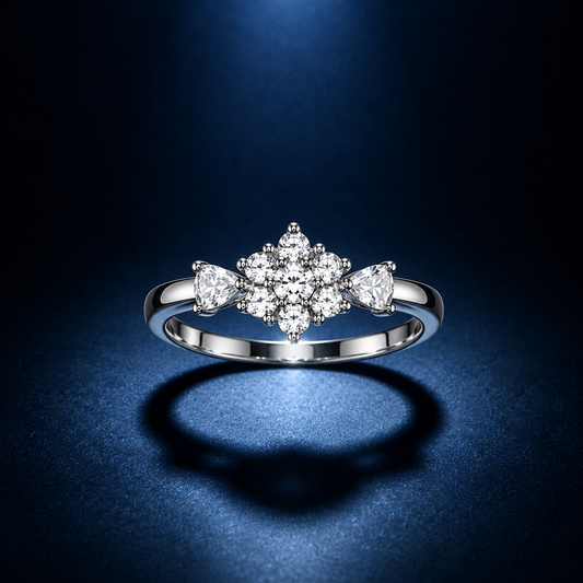 Silver Flower Ring