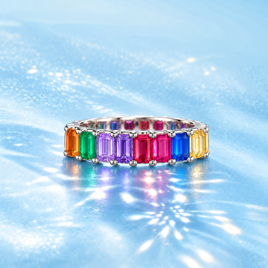 Multicolour Stone Ring