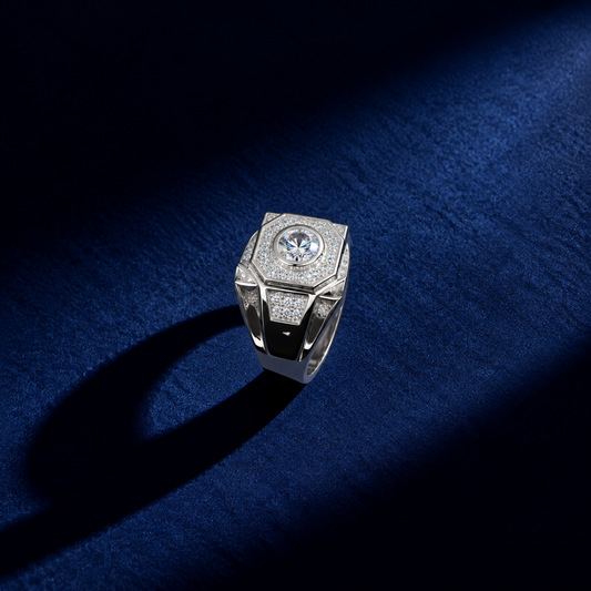 Royal Accent Silver Ring