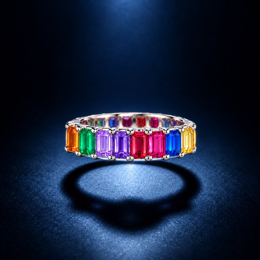 Multicolour Stone Ring